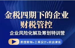 金稅四期下的企業(yè)財(cái)稅管控